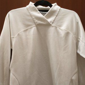 SALOMON VINTAGE 2000 WHITE LONG SLEEVE V-NECK SKI OUTDOOR ATLEISURE TOP SIZE M